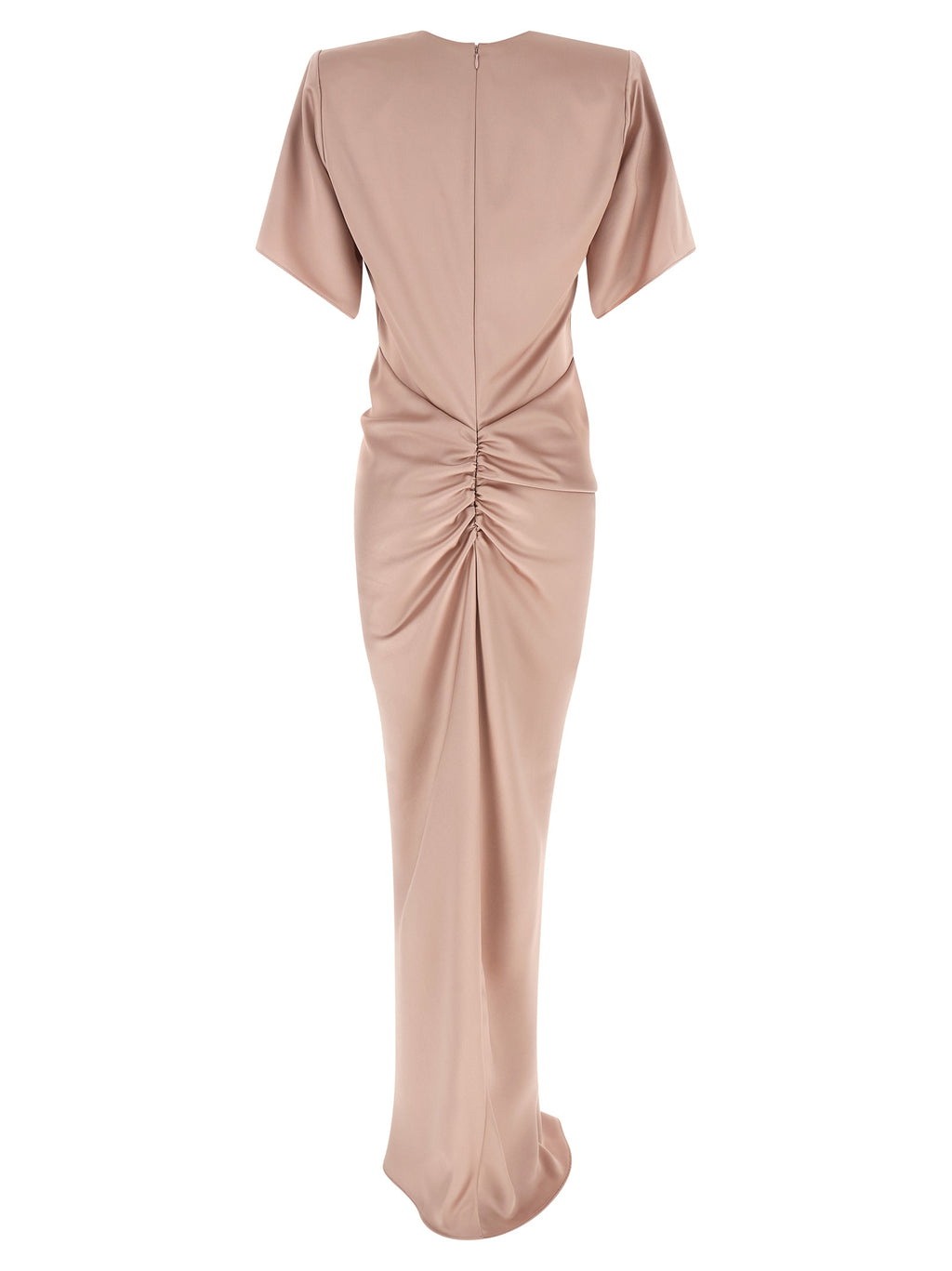 Multicolor Polyester Long Dress
