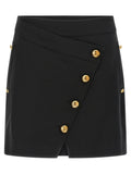 Black Cotton Long Skirt