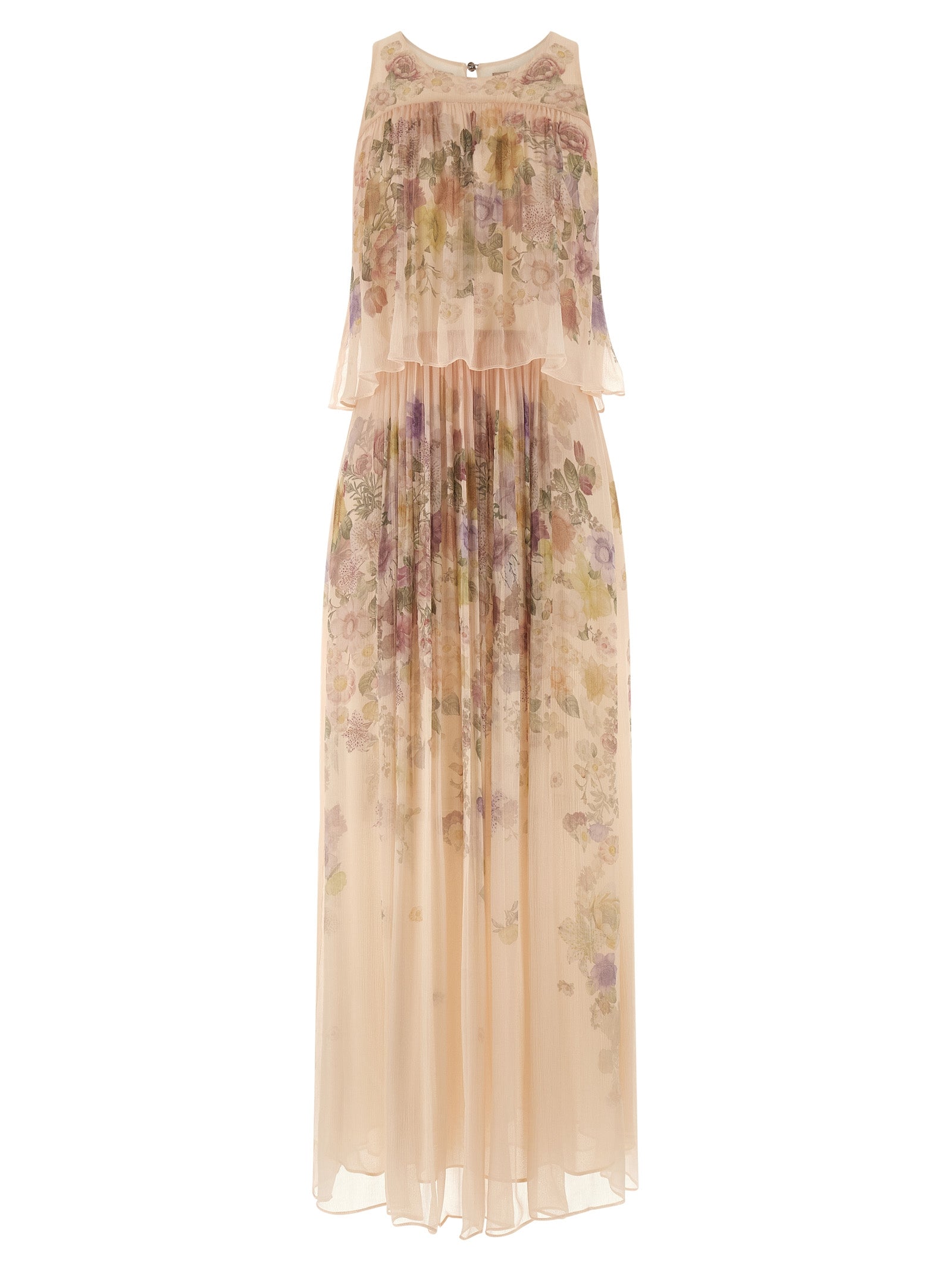 Multicolor Viscose Long Dress