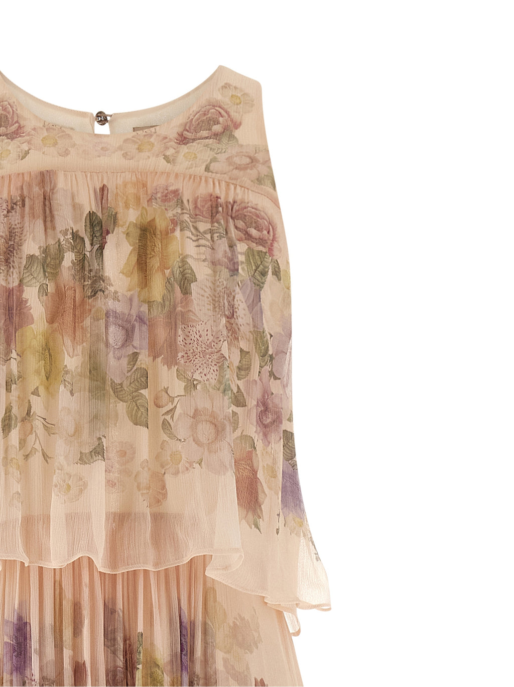 Multicolor Viscose Long Dress