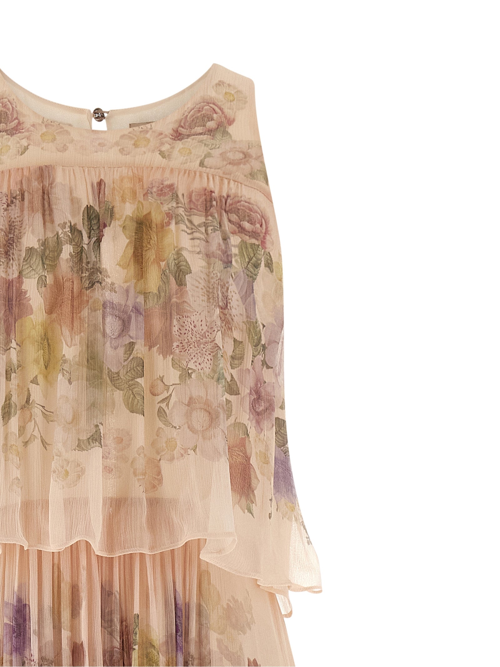 Multicolor Viscose Long Dress