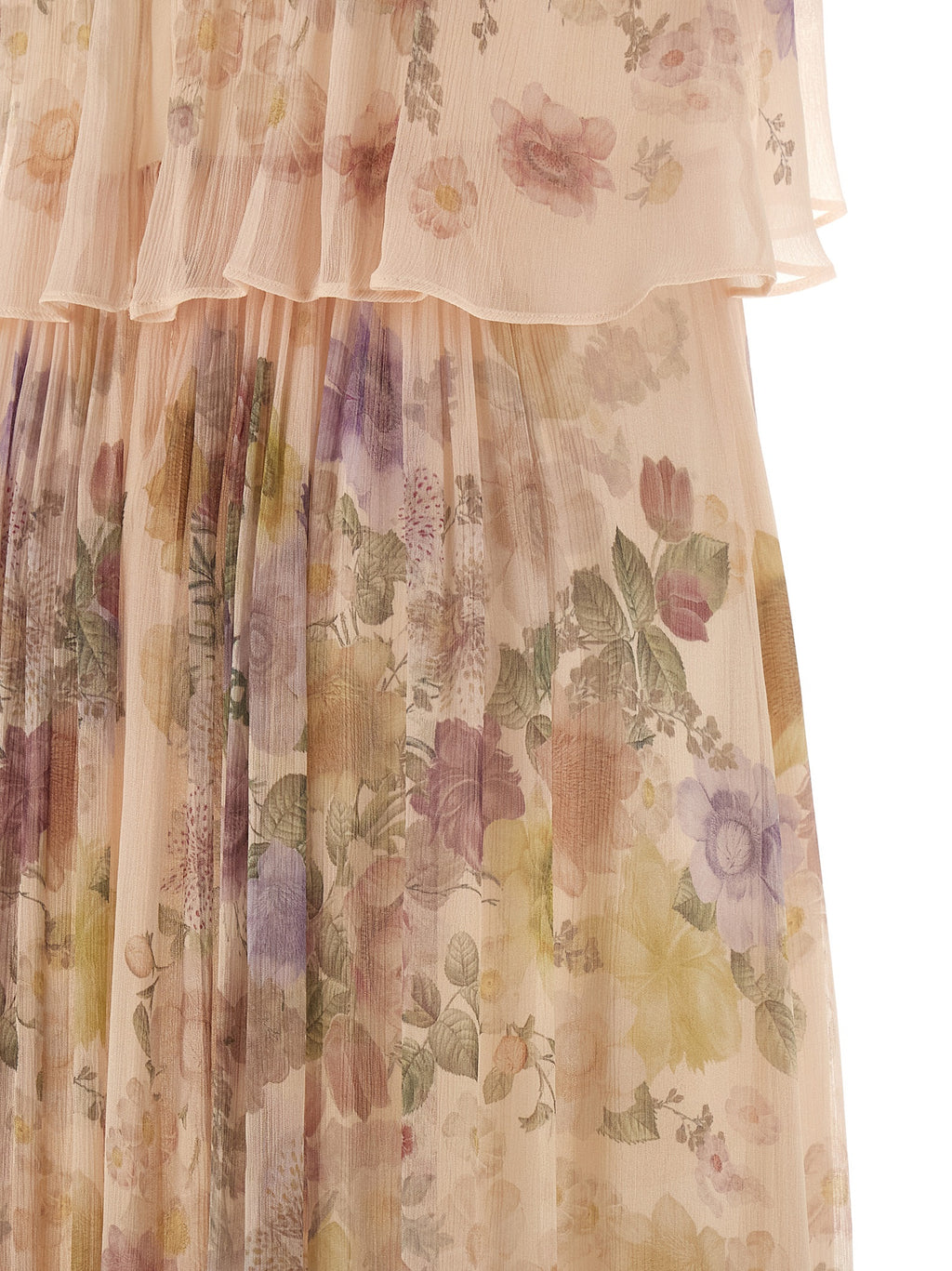 Multicolor Viscose Long Dress