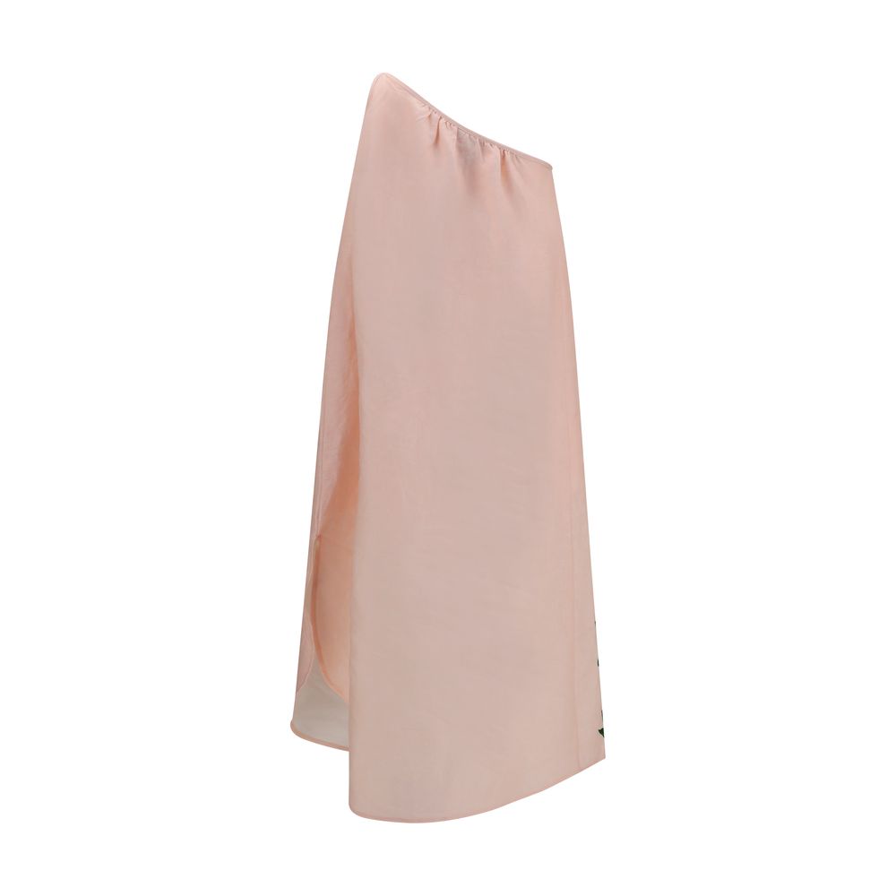 Multicolor Linen Cocktail Dress