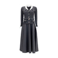 Gray Polyamide Casual Dress