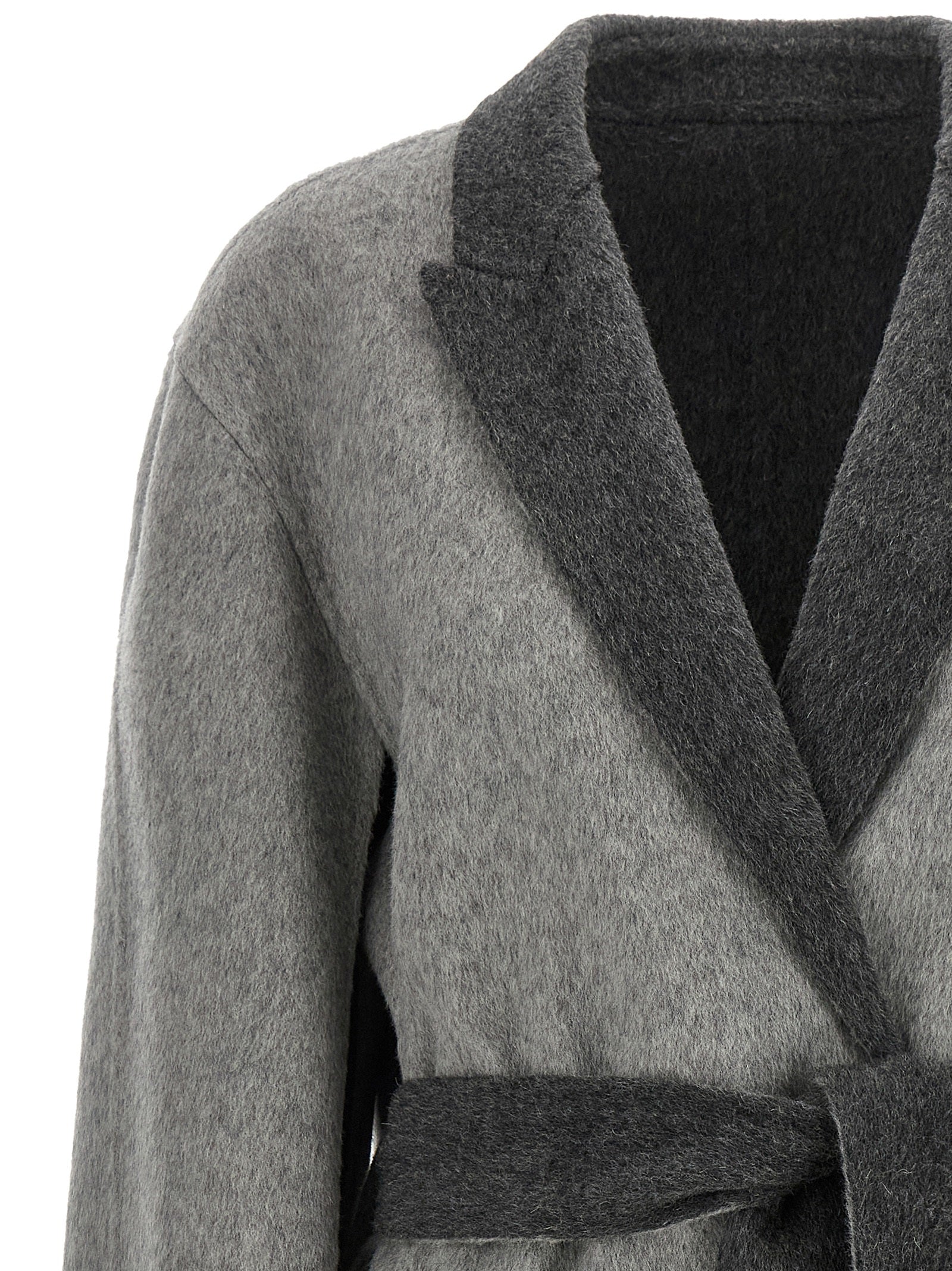 Gray Wool Cardigan