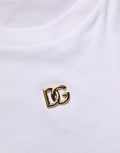 White Metal DG Logo Short Sleeves T-shirt