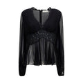 Black Viscose Blouse