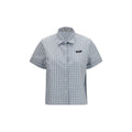 Blue Cotton Pattern Shirt