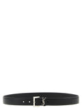 Black Calfskin Regular Belt