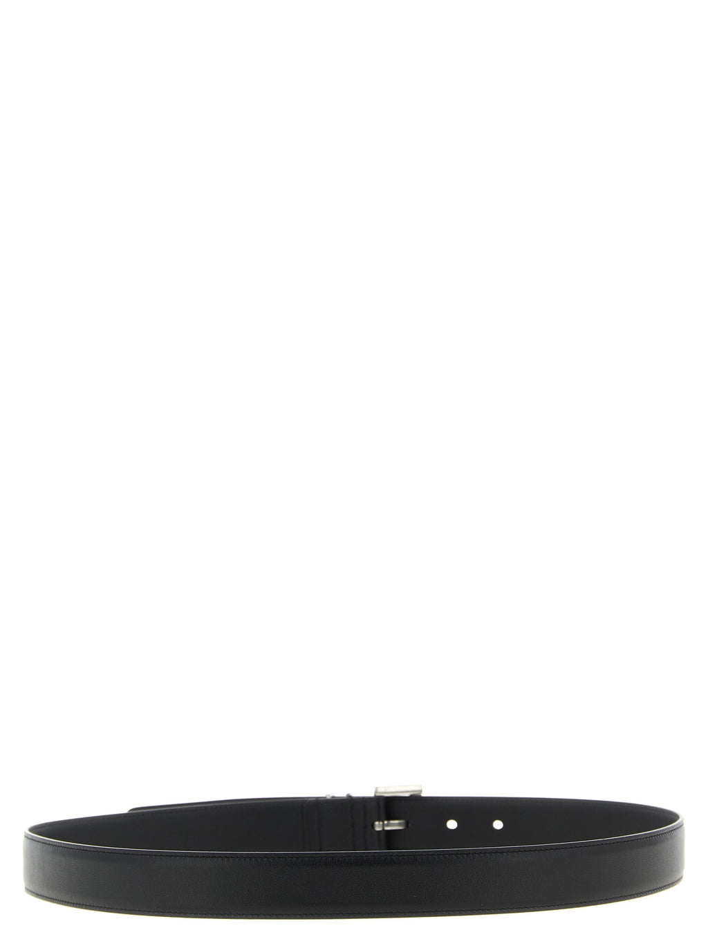 Black Calfskin Regular Belt