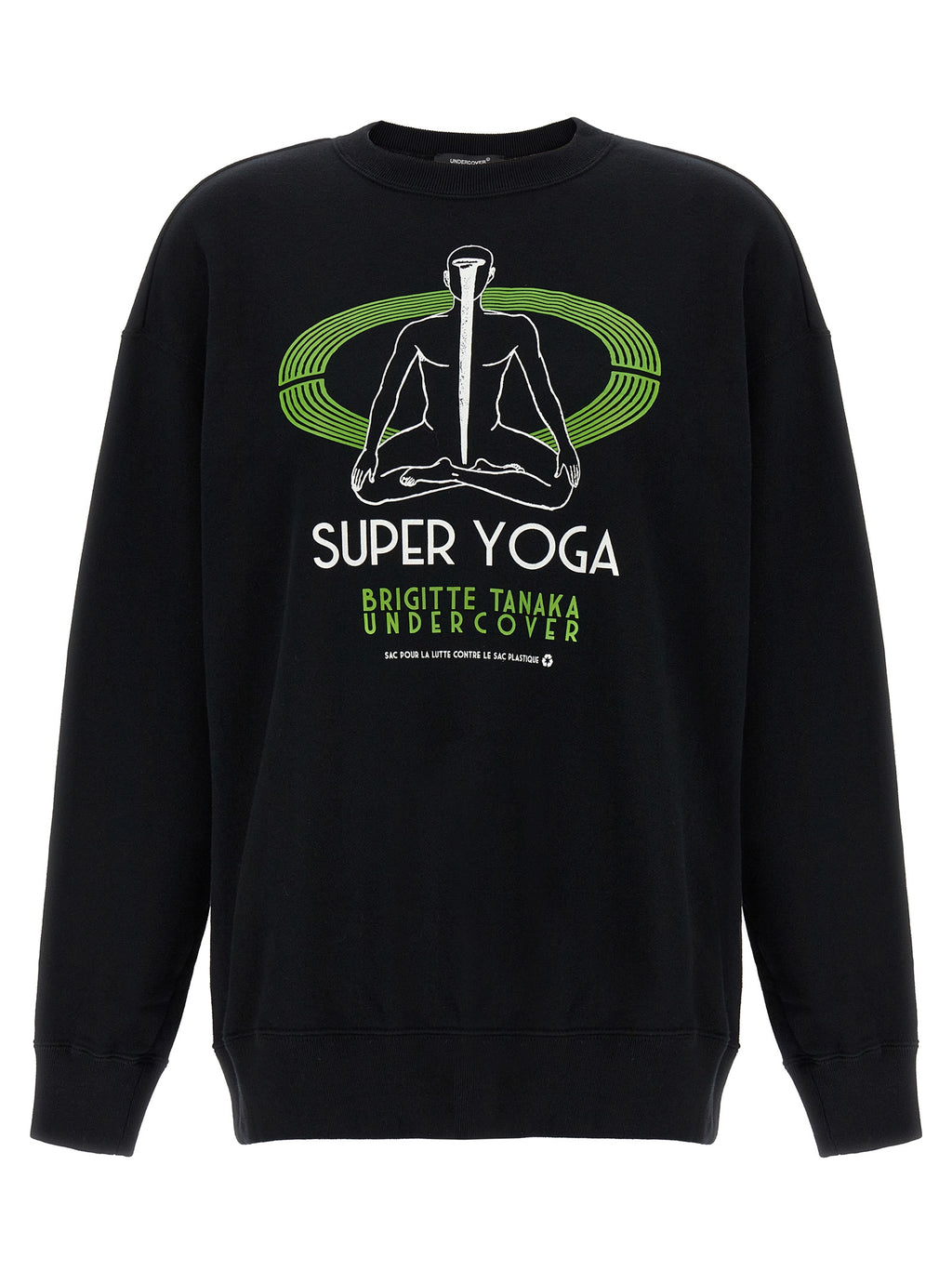 Black Cotton Sweatshirt
