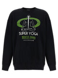 Black Cotton Sweatshirt