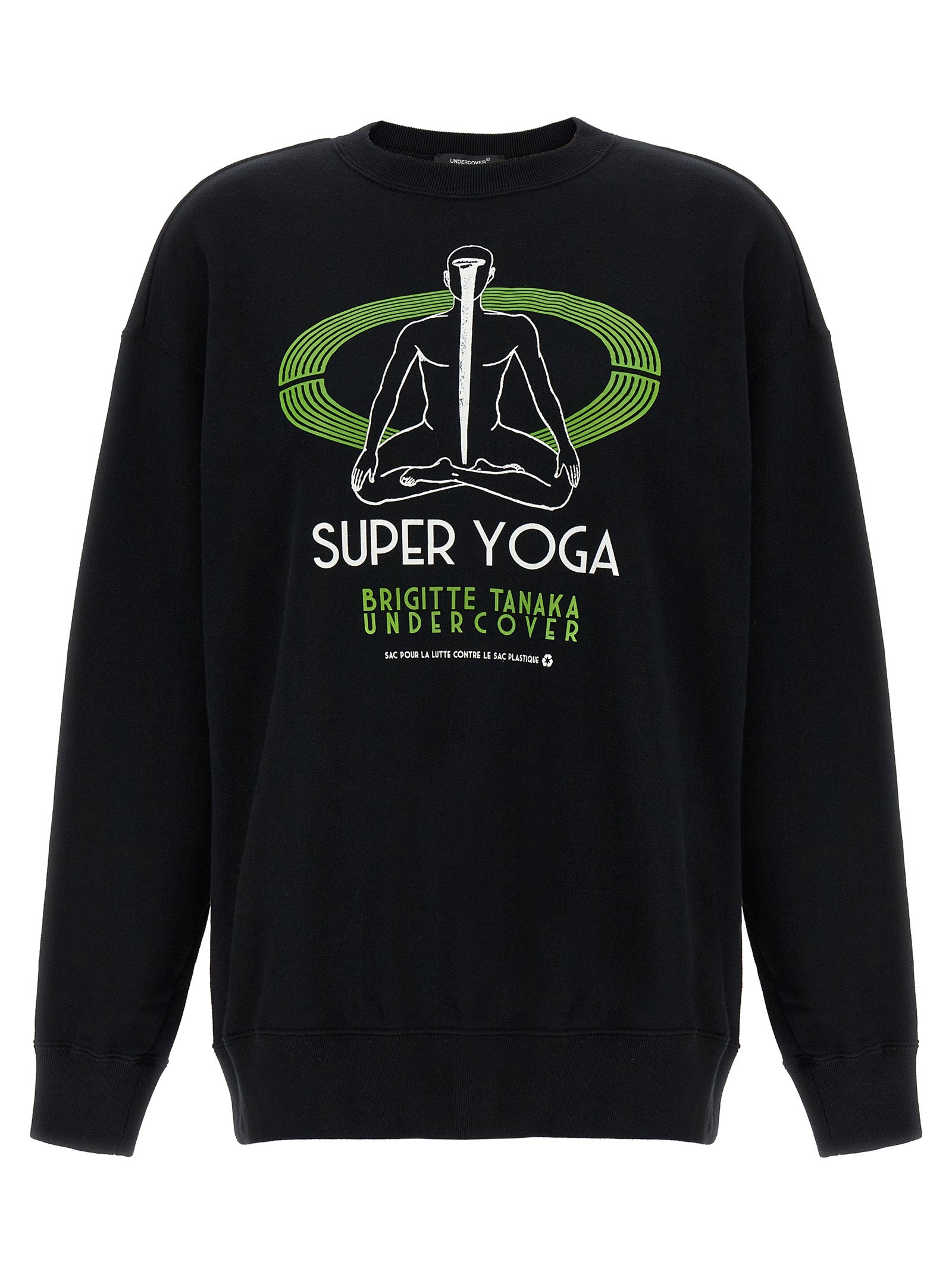 Black Cotton Sweatshirt