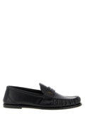 Black Calfskin Slip-On Loafers