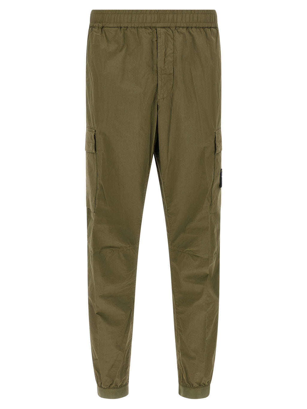 Bicolor Cotton Cargo Pants