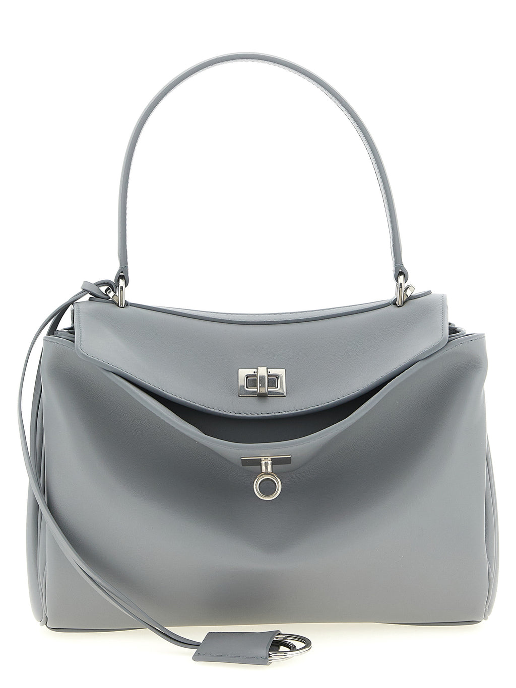 Gray Calfskin Handbag