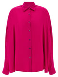 Fuchsia Silk Blouse
