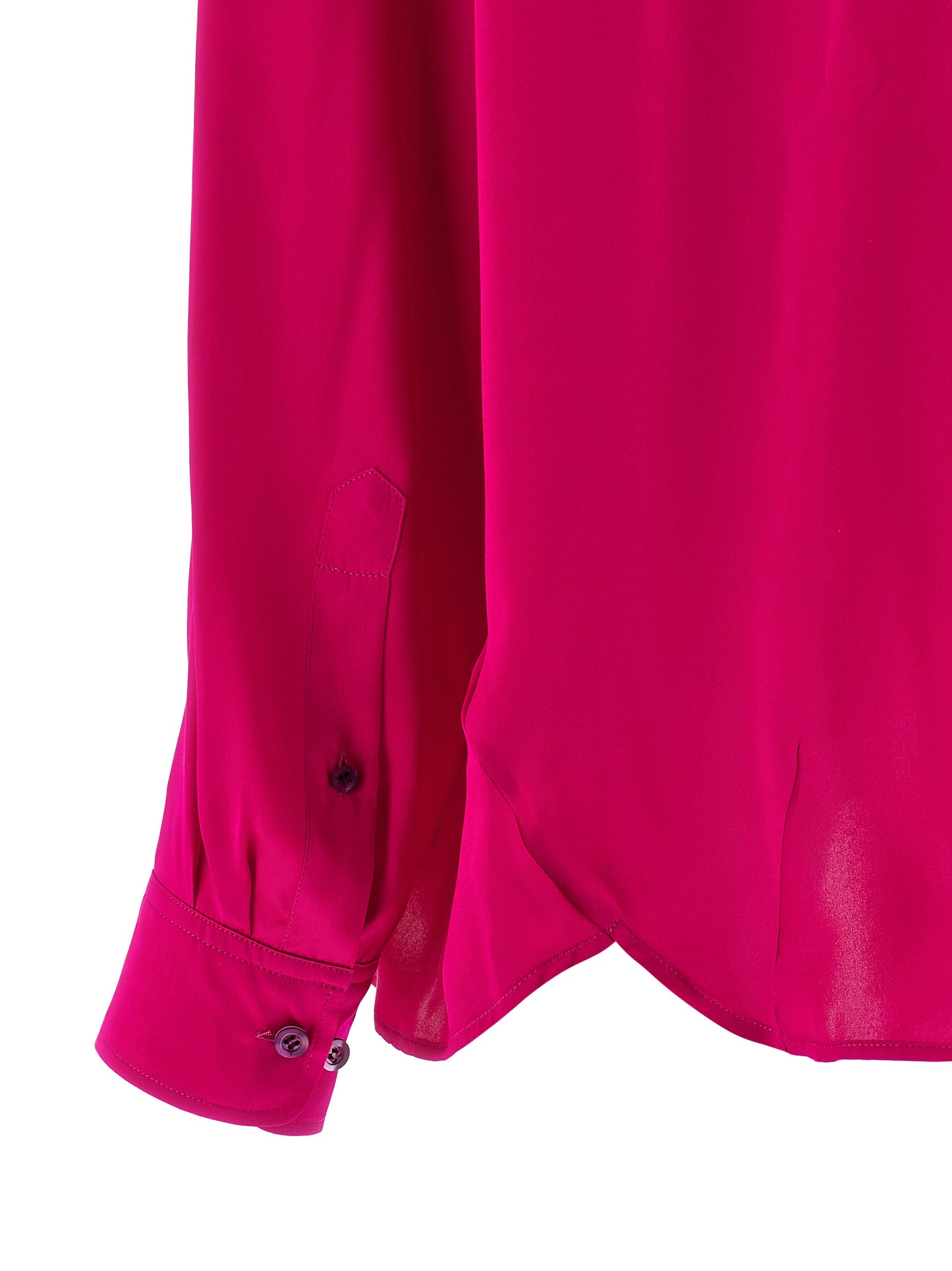 Fuchsia Silk Blouse