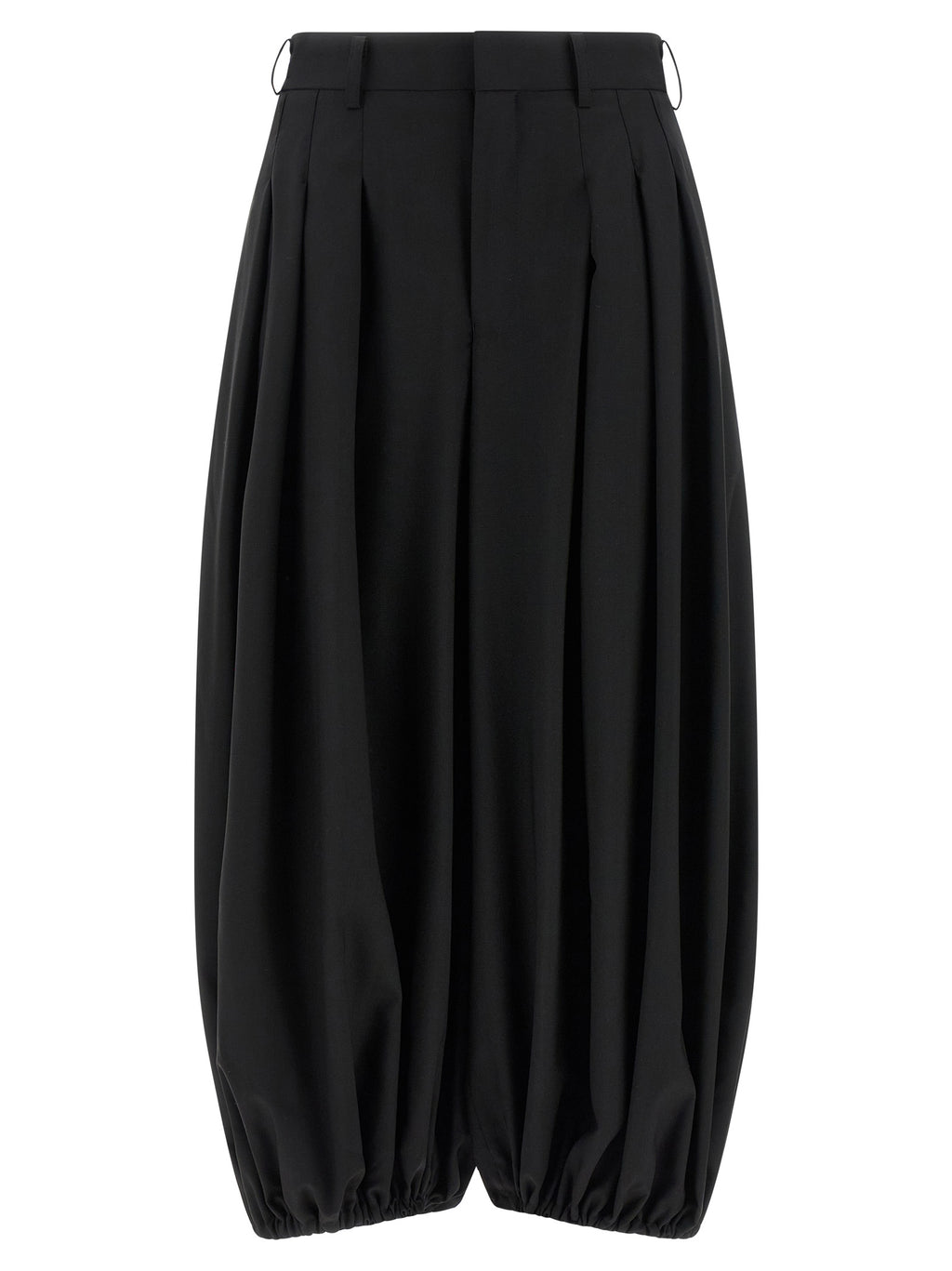 Black Wool Pants