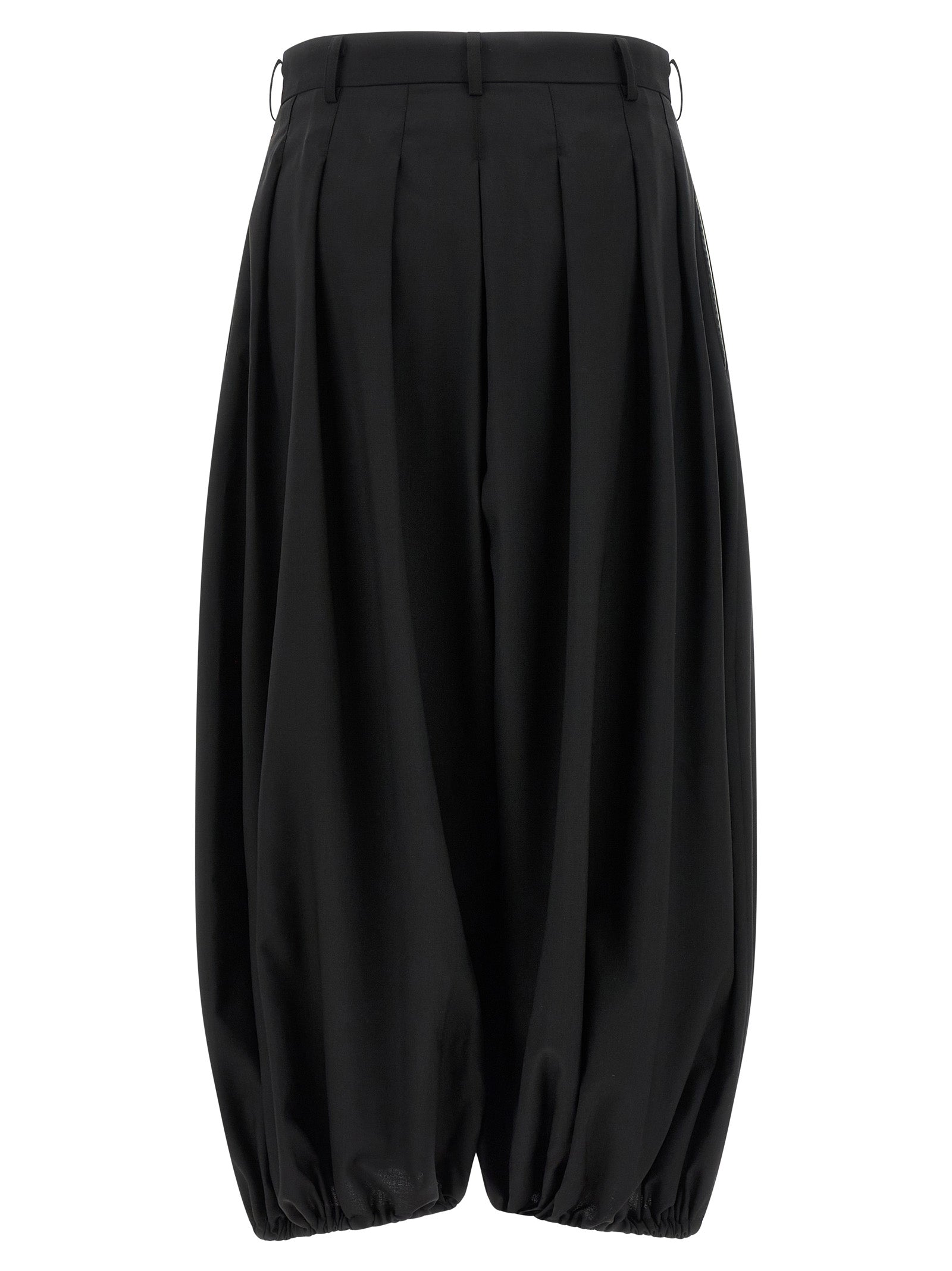 Black Wool Pants
