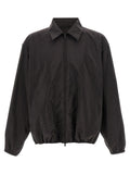 Brown Silk Shell Jacket
