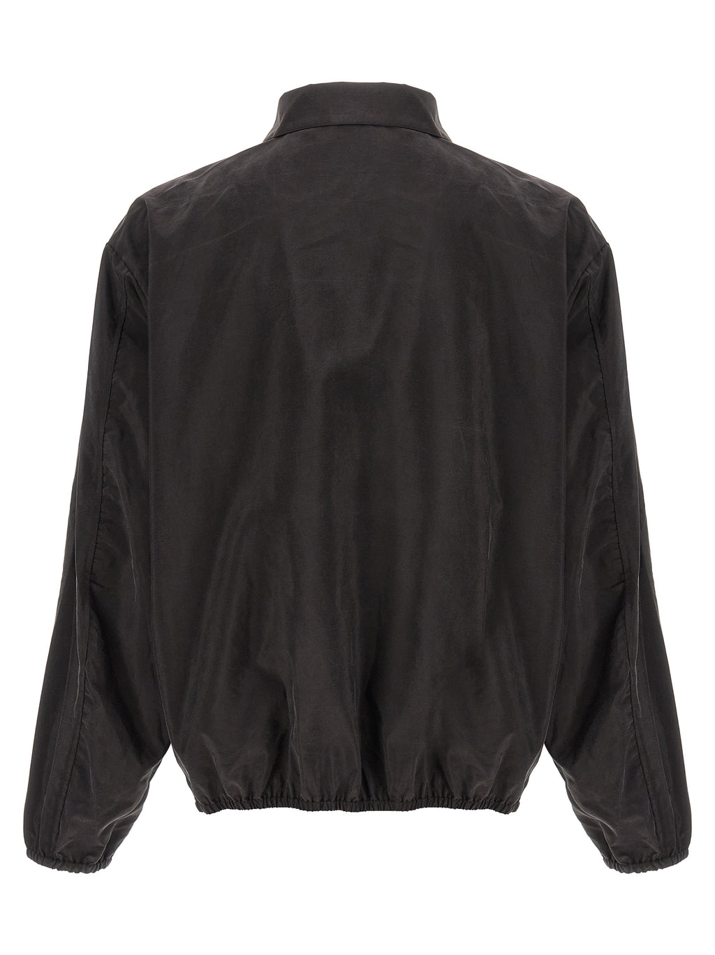 Brown Silk Shell Jacket