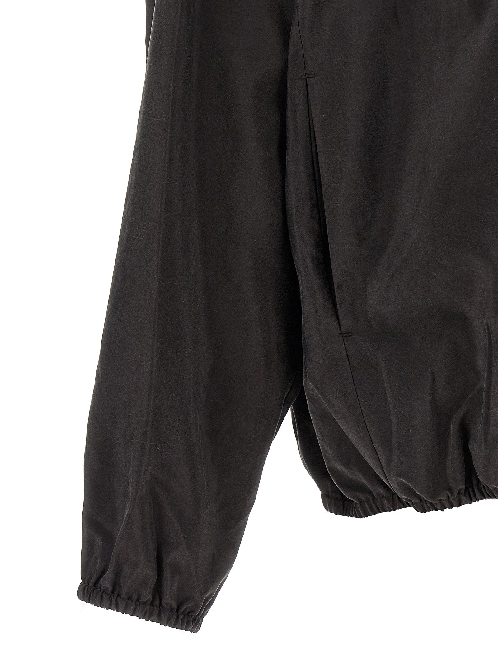 Brown Silk Shell Jacket