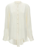 White Silk Blouse