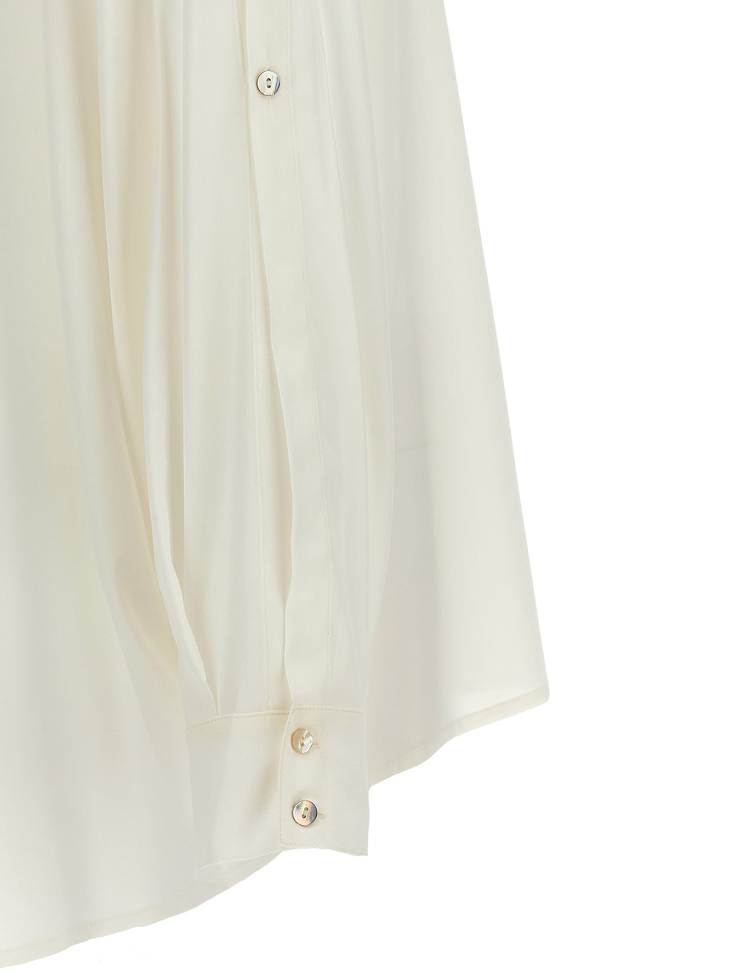 White Silk Blouse