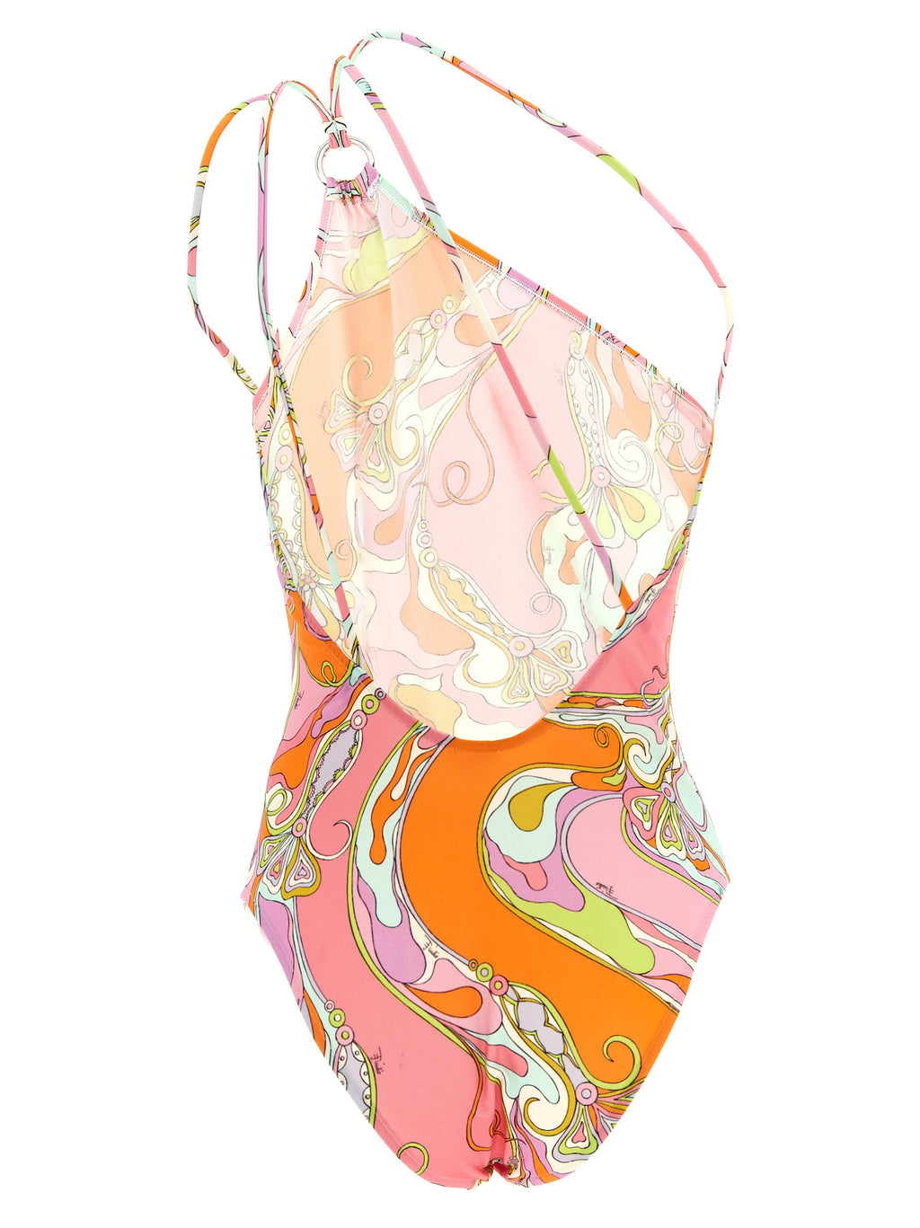 Multicolor Polyamide One-Piece Swimsuit