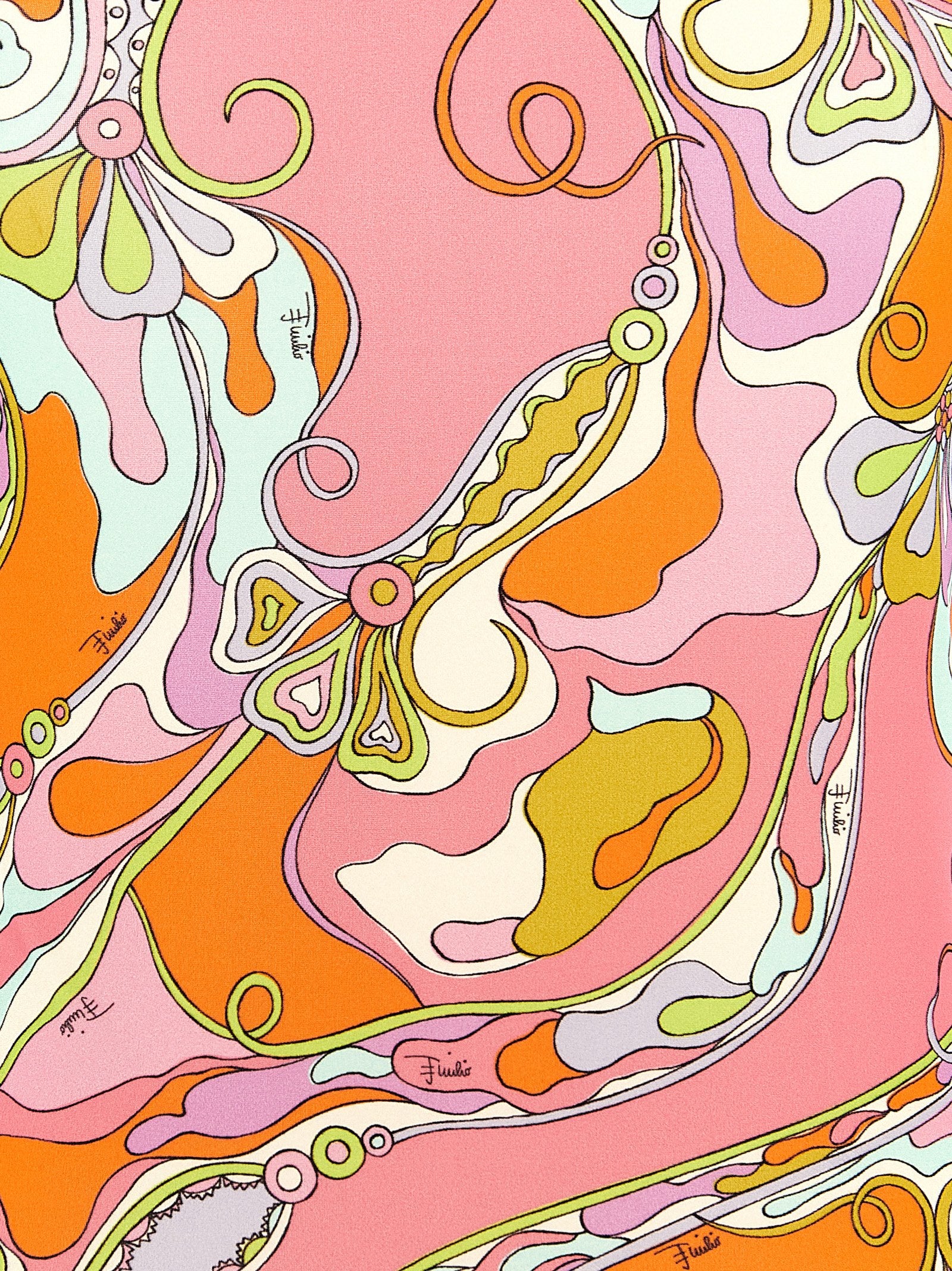 Multicolor Polyamide One-Piece Swimsuit