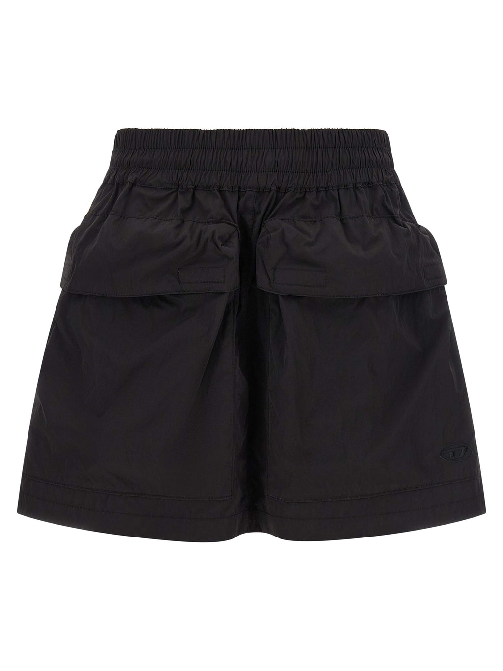 Black Polyamide Long Skirt
