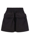 Black Polyamide Long Skirt