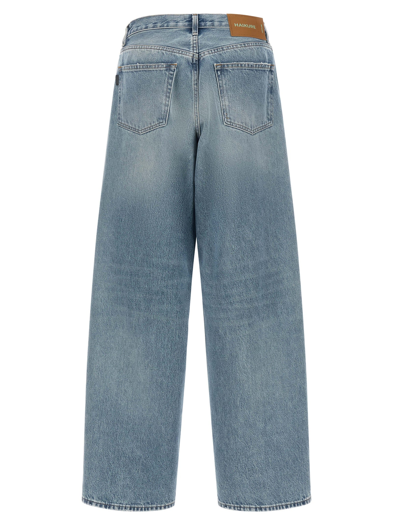 Blue Cotton Relaxed Fit Jeans