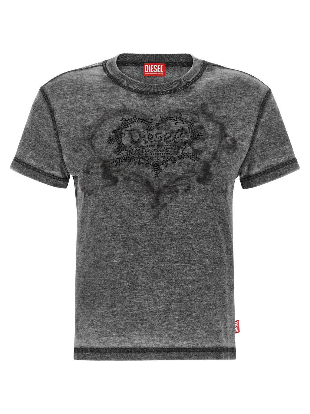 Gray Polyester T-Shirt