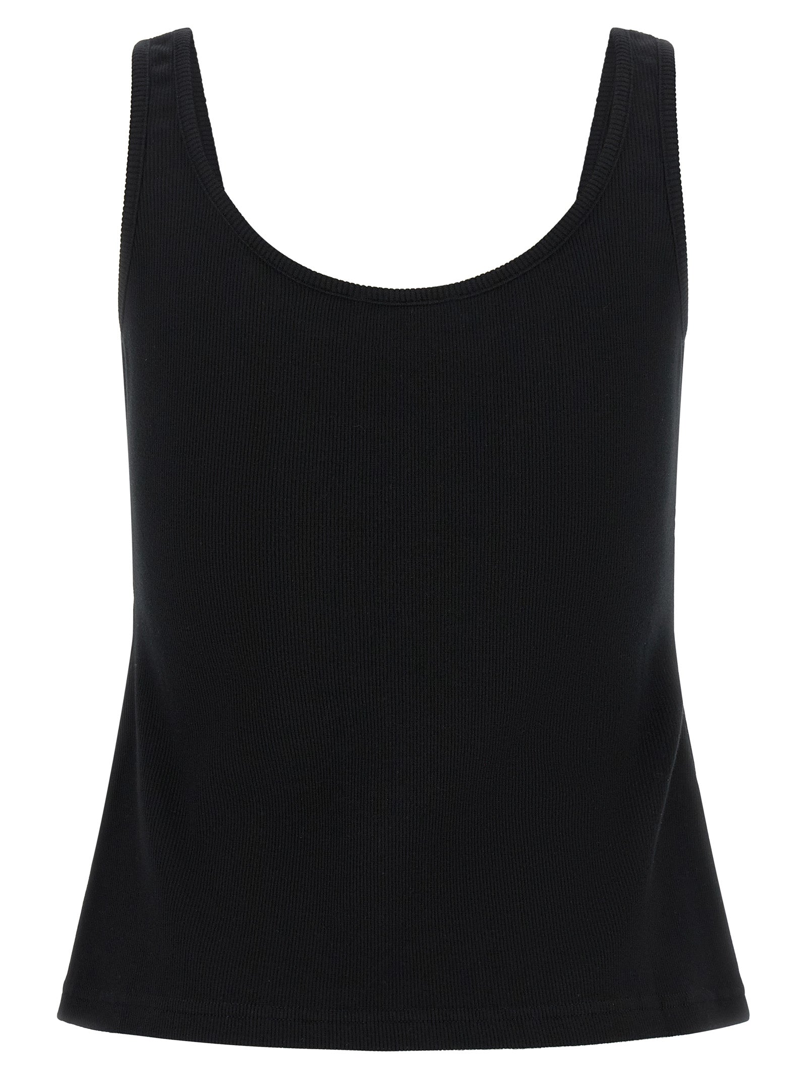 Black Cotton Tank Tops