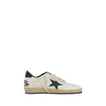 White Calf Leather Bos Taurus Low Top Sneakers