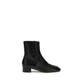 Black Calf Leather Bos Taurus Ankle Boots
