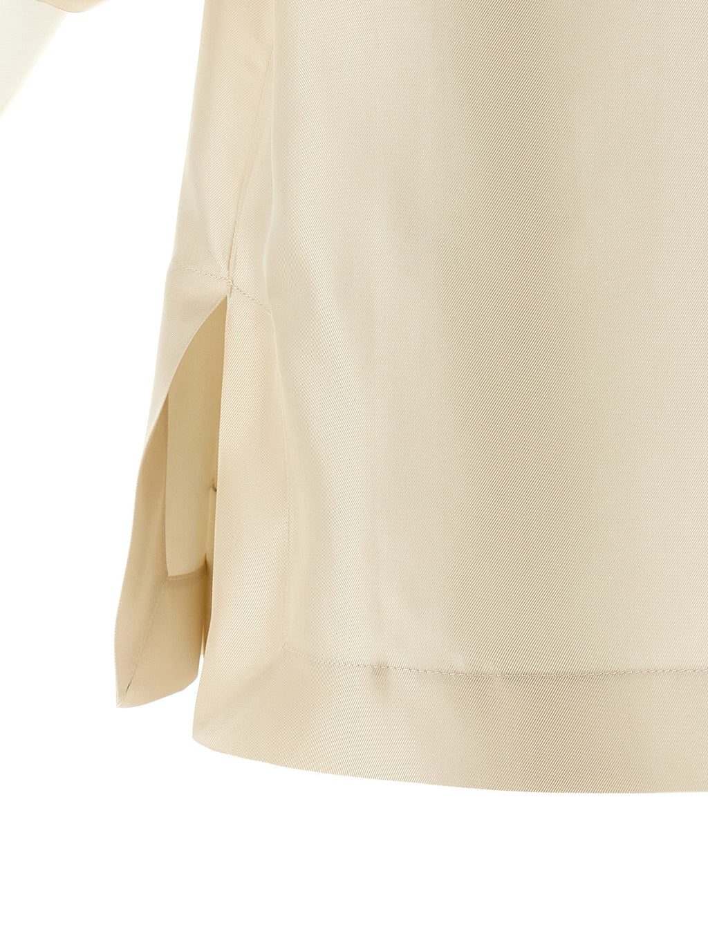 Beige Silk Blouse