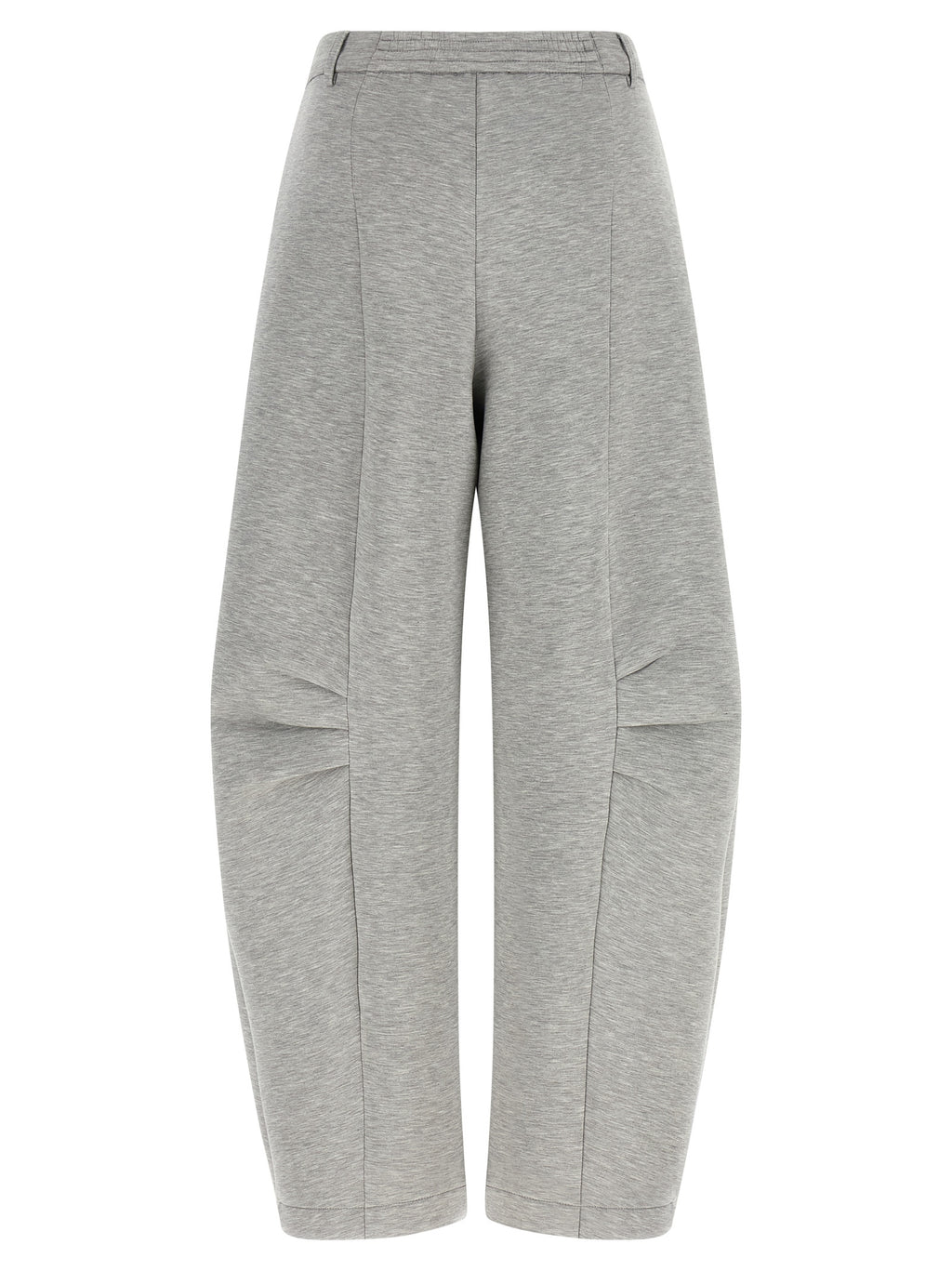 Gray Viscose Cargo Pants