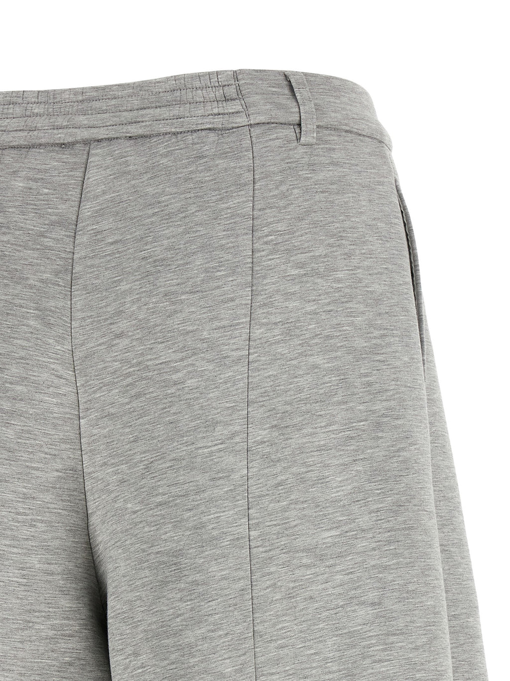 Gray Viscose Cargo Pants