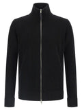 Black Cotton Cardigan