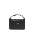 Black Recycled Polyamide Shoulder Bag
