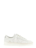 Golden Goose White Cowhide Low Top Sneakers