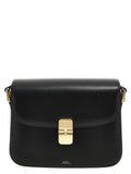 Black Cowhide Crossbody Bag