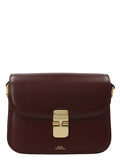 Bordeaux Cowhide Crossbody Bag