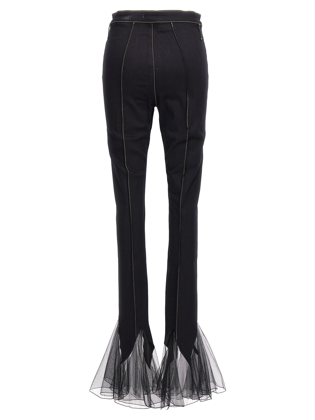 Black Cotton Slim Fit Jeans