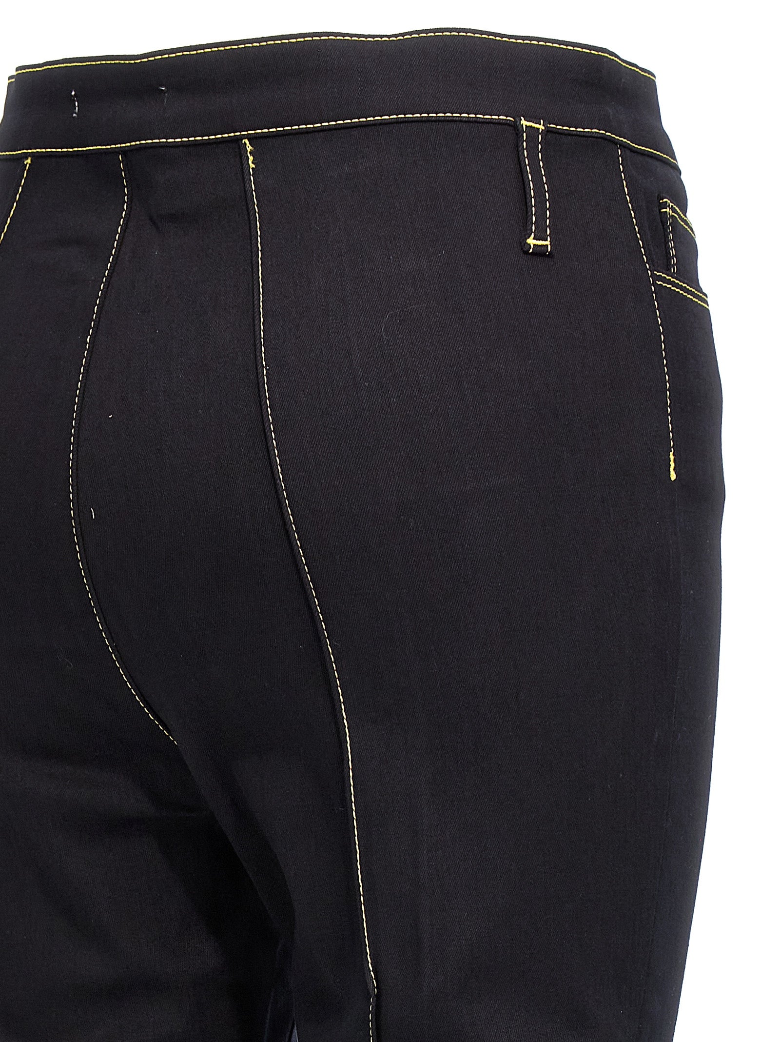 Black Cotton Slim Fit Jeans