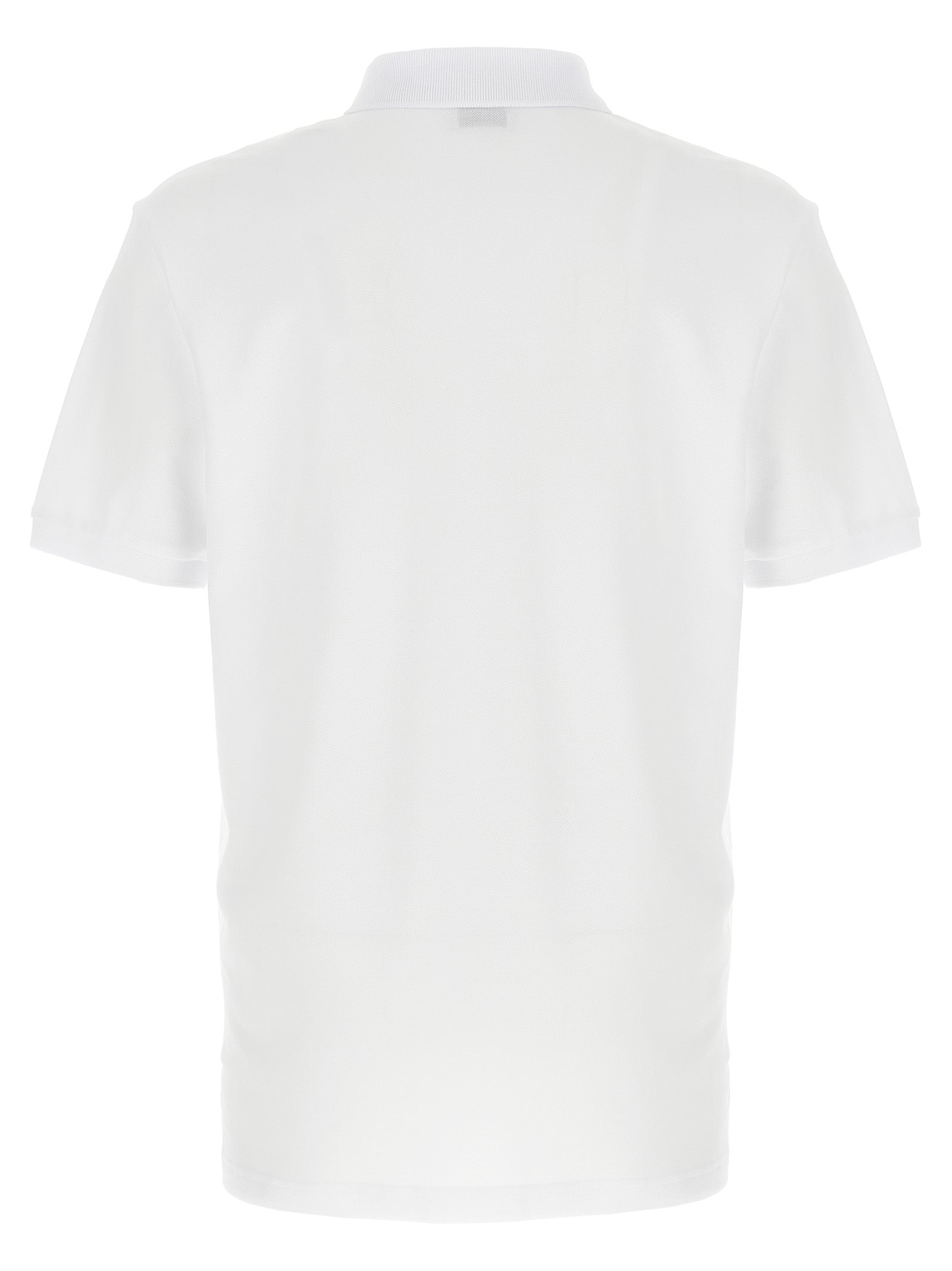 White Cotton Polo Shirt