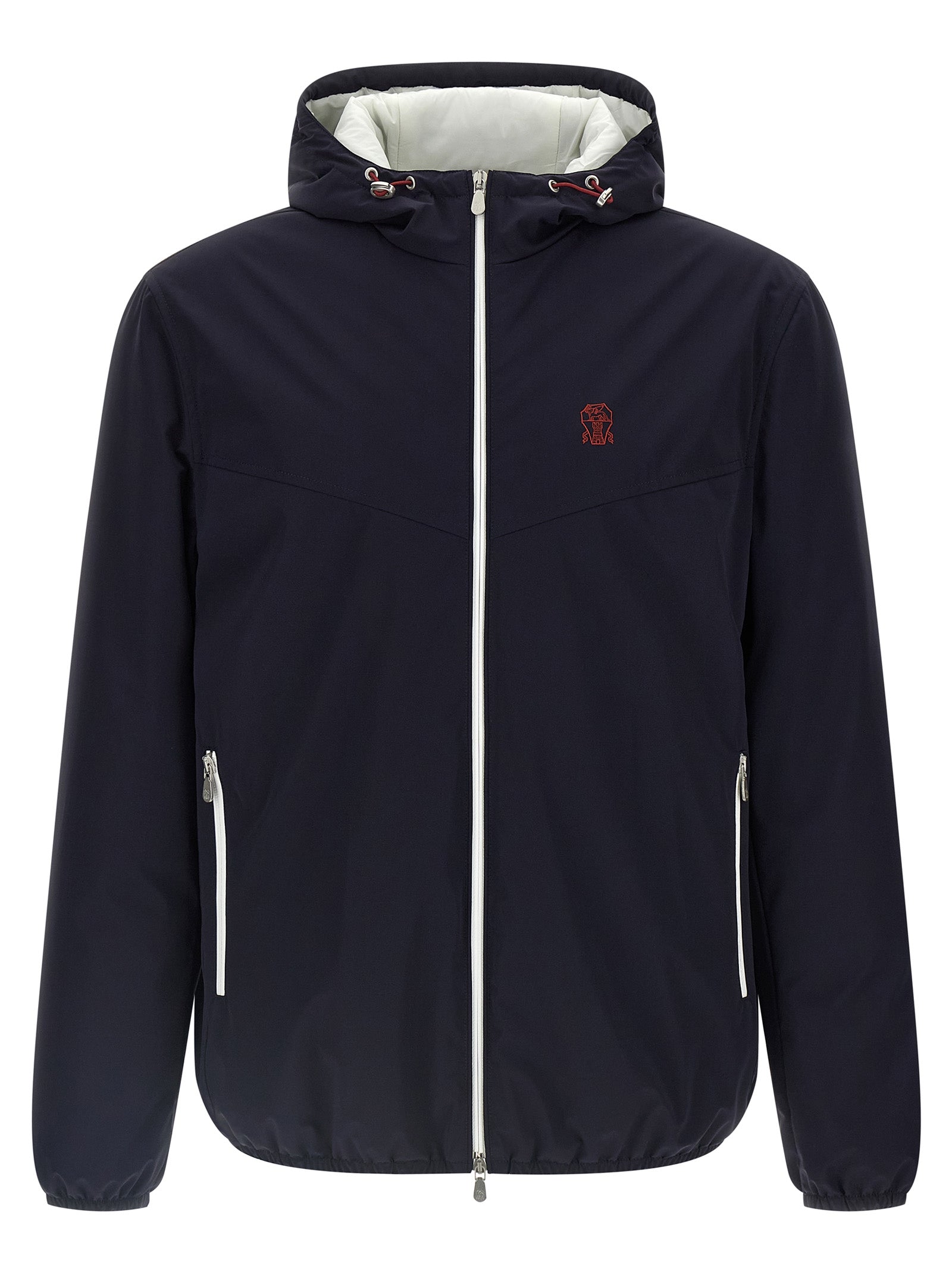 Brunello Cucinelli Blue Polyamide Shell Jacket